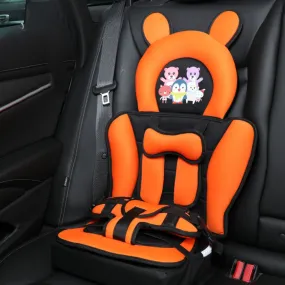 Portable Cartoon Baby Safety Car Seat