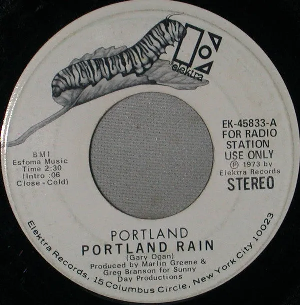 Portland (10) - Portland Rain (7", Promo) (NM or M-)