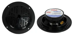 Pyle PLMR41B 4" 100W Dual Cone Waterproof Marine Boat Stereo Speakers PAIR