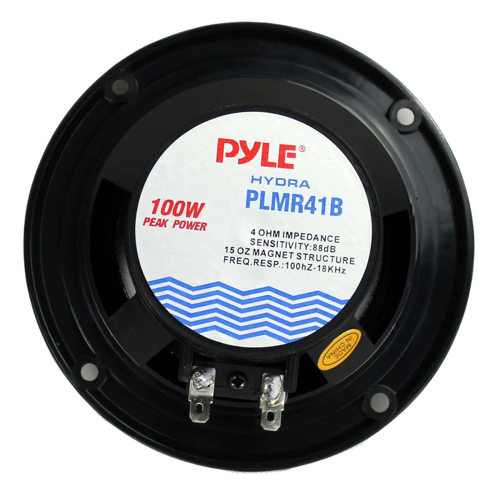 Pyle PLMR41B 4" 100W Dual Cone Waterproof Marine Boat Stereo Speakers PAIR