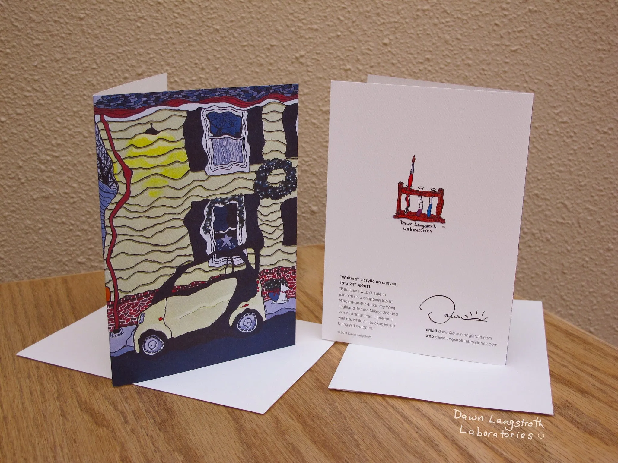 "Waiting" Greeting Cards