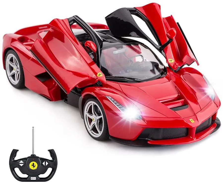 RC Car 1/14 Scale Ferrari LaFerrari Radio Remote Control R/C Toy Car Model Vehicle, Red