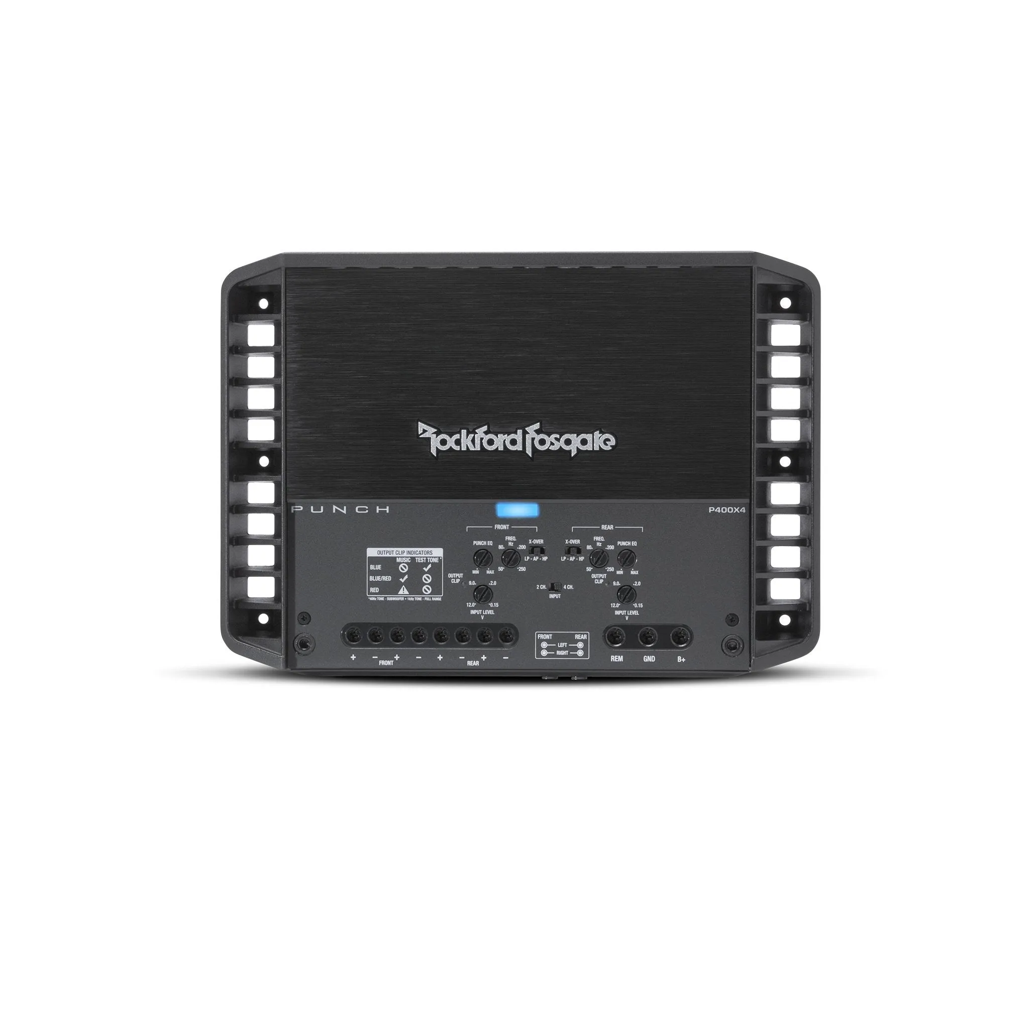 Rockford Fosgate P400X4 400W Punch Series 4-Channel Stereo Class AB Car Power Amplifier   4 Channel Amp Kit