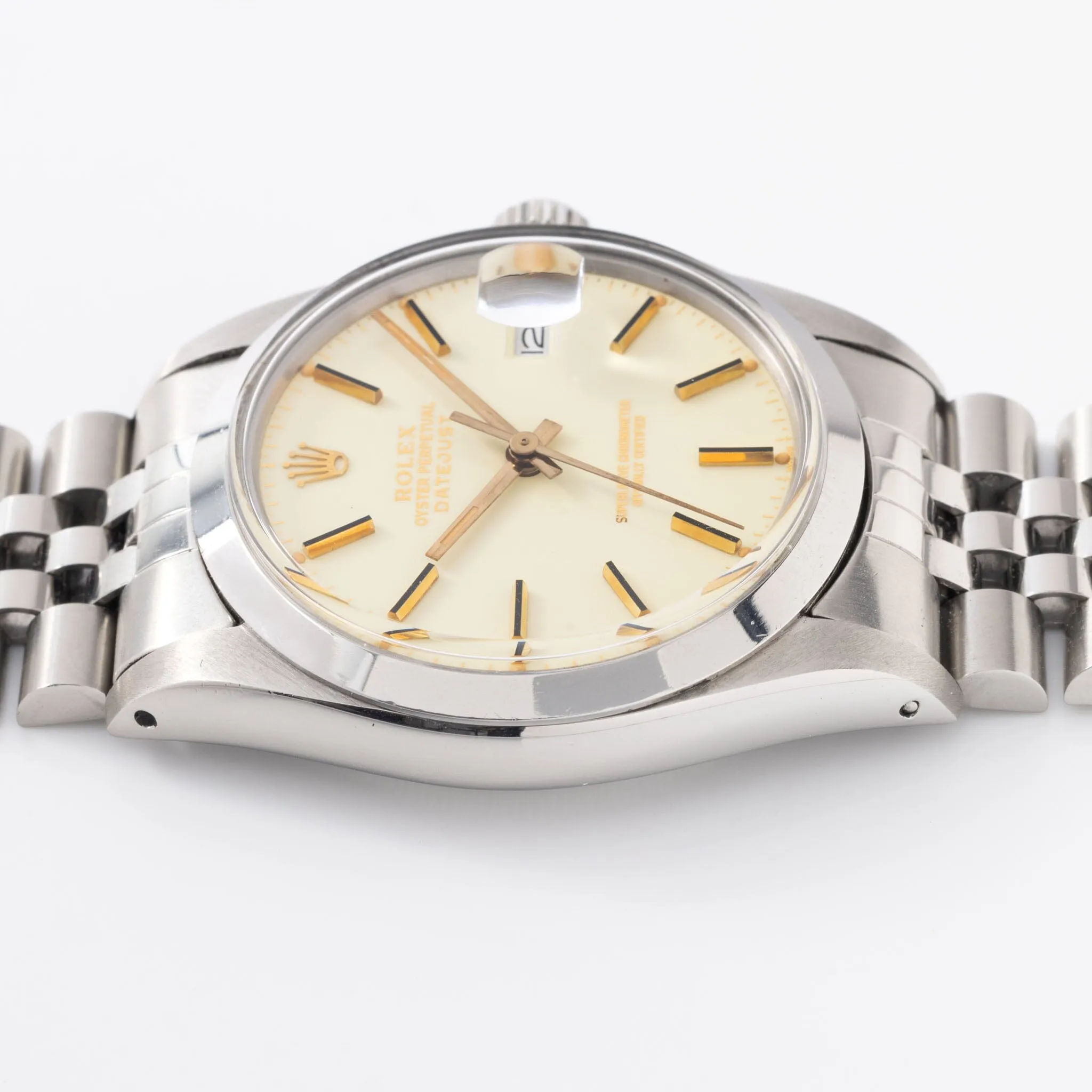 Rolex Datejust 16000 Ivory Enamel Dial