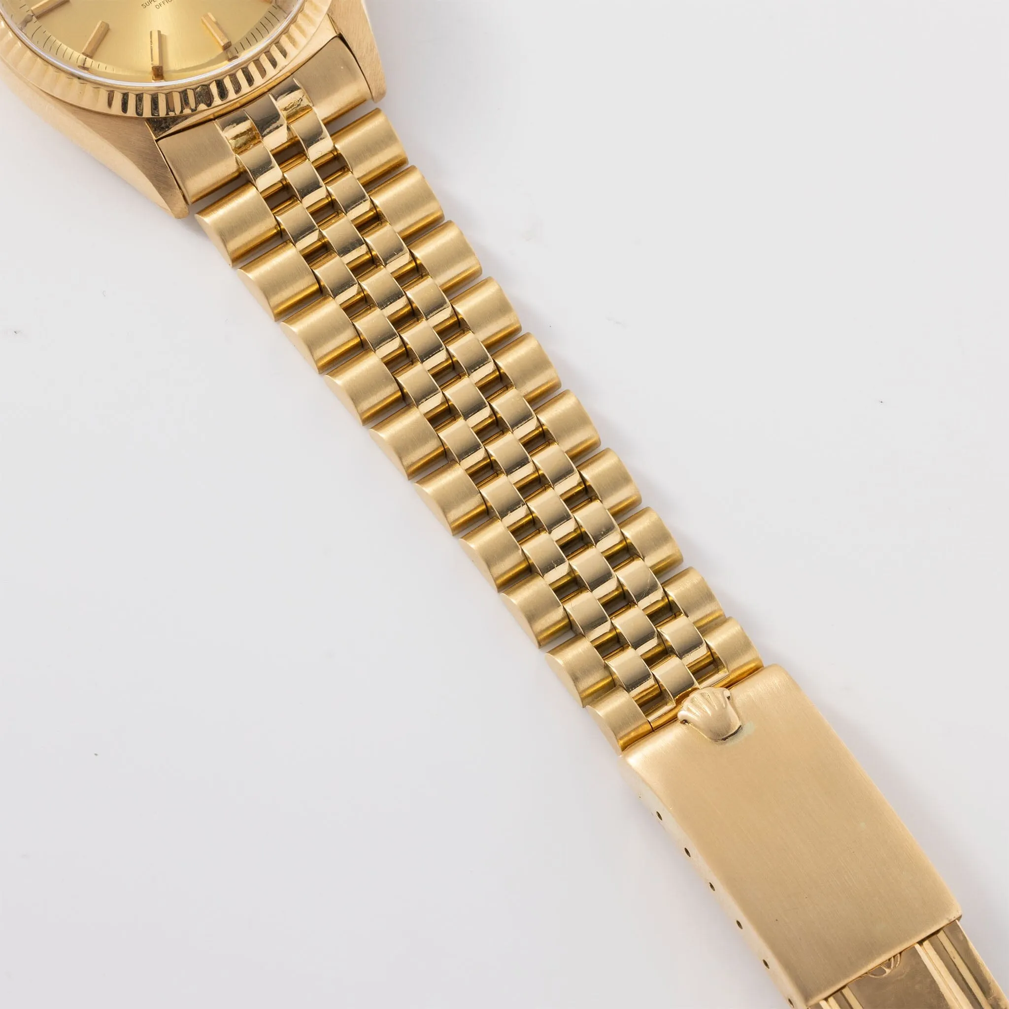 Rolex Datejust 1601 /8 Yellow Gold Champagne Dial