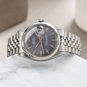 Rolex Datejust 1601 Grey Soleil Sigma Dial