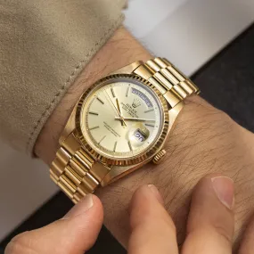 Rolex Day-Date 1803 Yellow Gold Champagne Dial