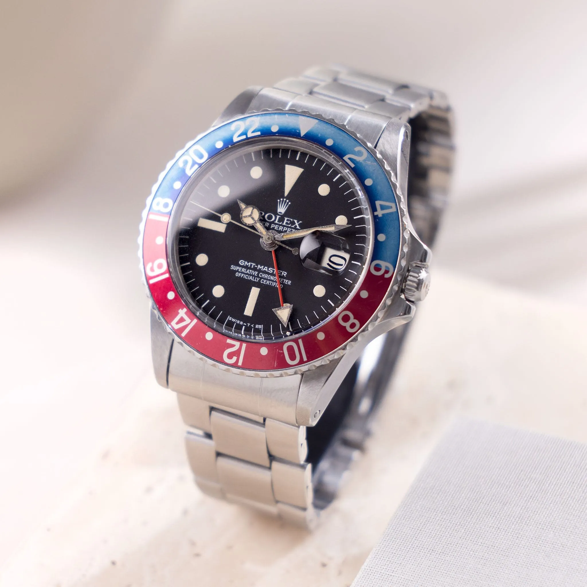 Rolex GMT-Master Mk3 Radial Dial with Papers Ref 1675