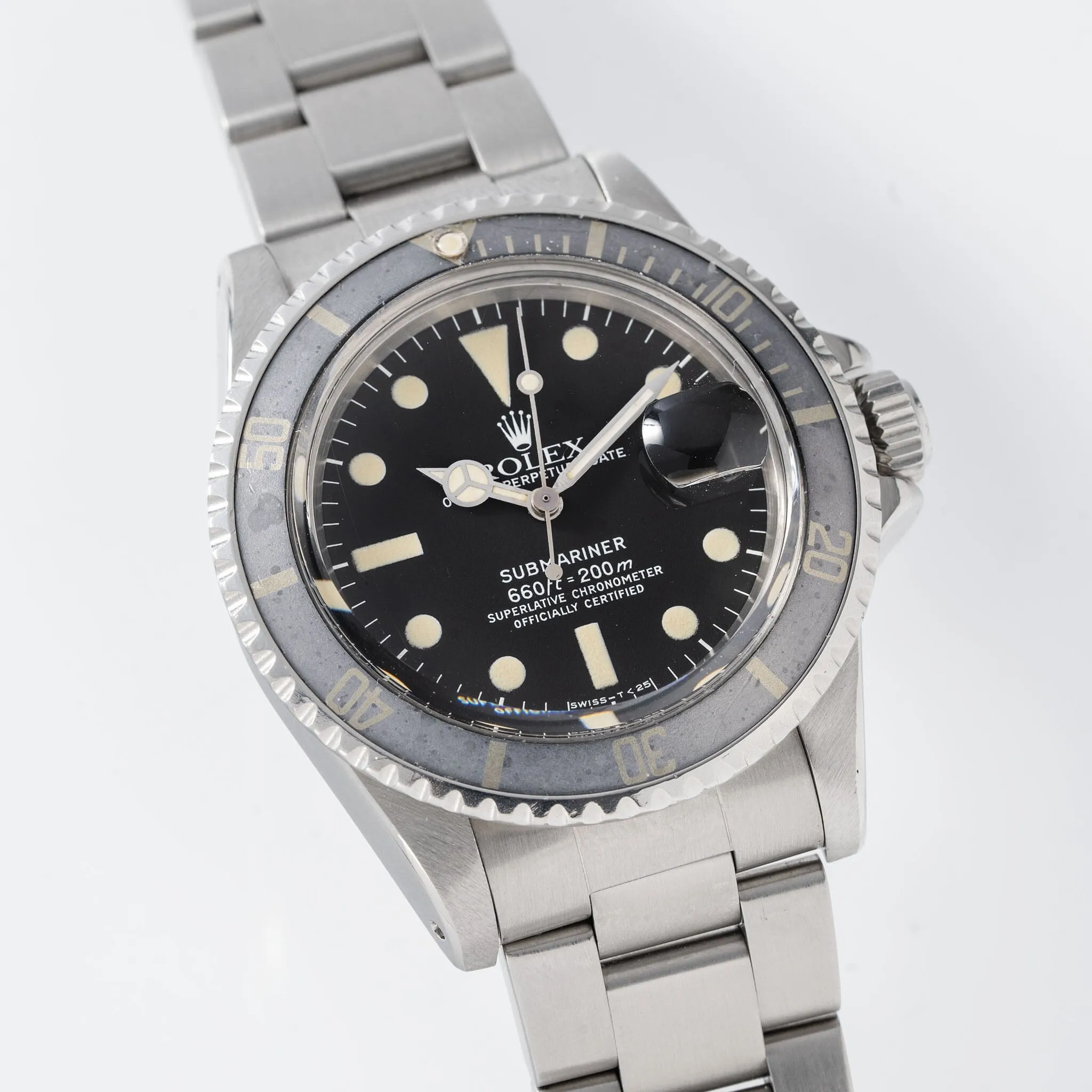 Rolex Submariner 1680 MK1 Maxi Dial Ghost Bezel with Box and Papers