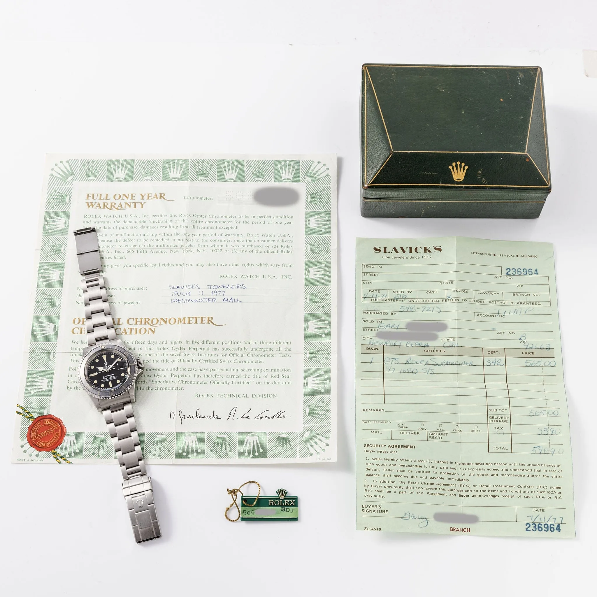 Rolex Submariner 1680 MK1 Maxi Dial Ghost Bezel with Box and Papers