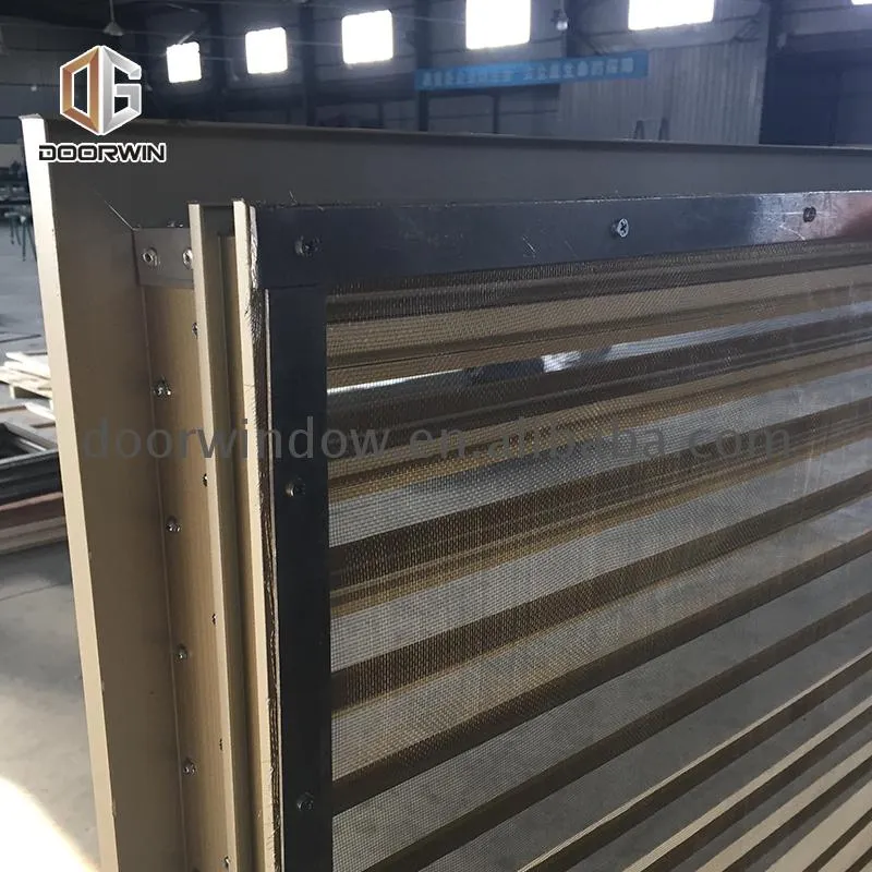 Roller shutter parts motor price of louver by Doorwin on Alibaba