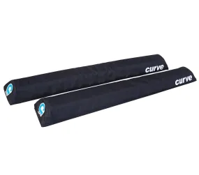 Roof Rack Pads AERO BLACK POLYCANVAS Single 47cm or Double 72cm