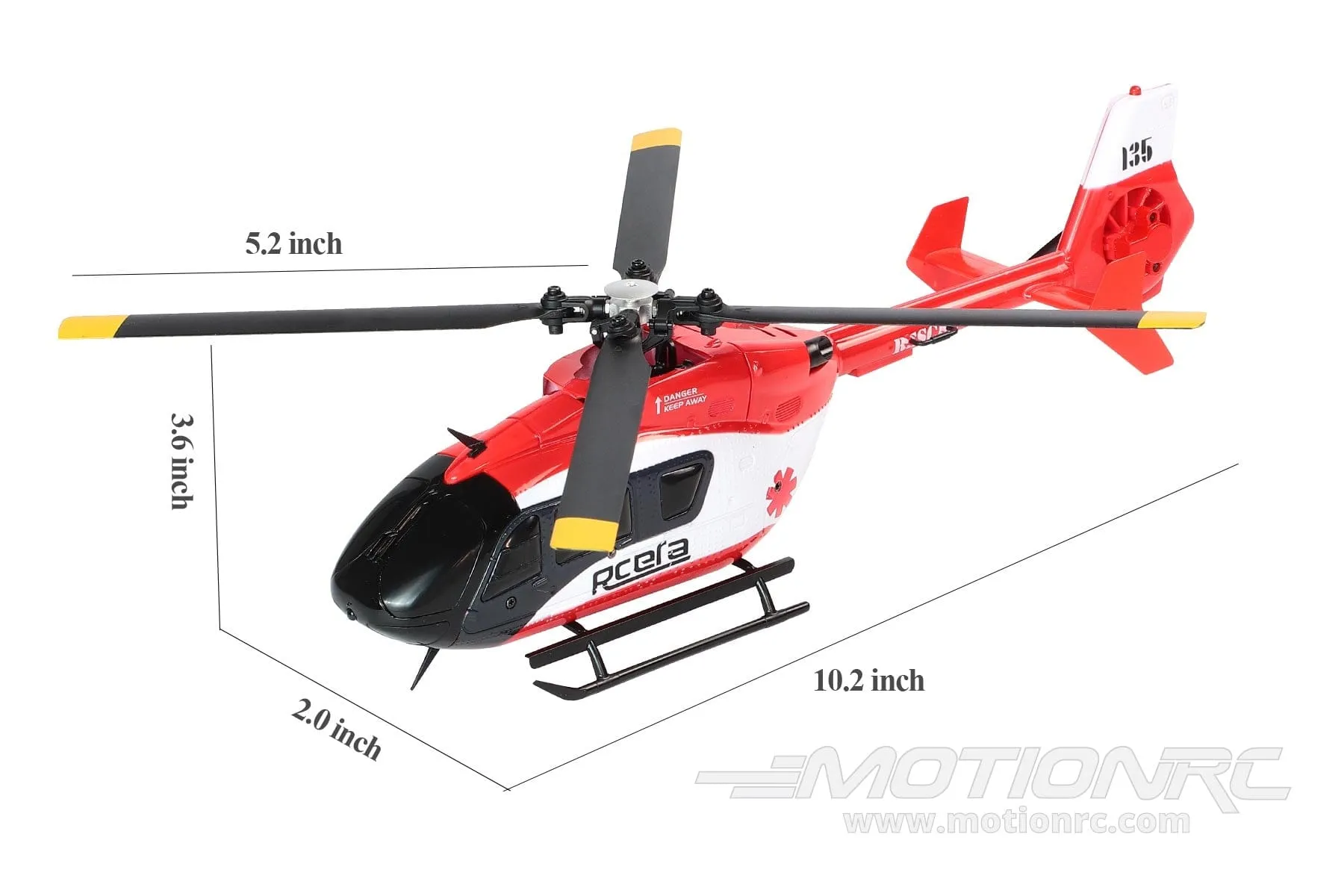 RotorScale EC135 100 Size Gyro Stabilized Helicopter - RTF