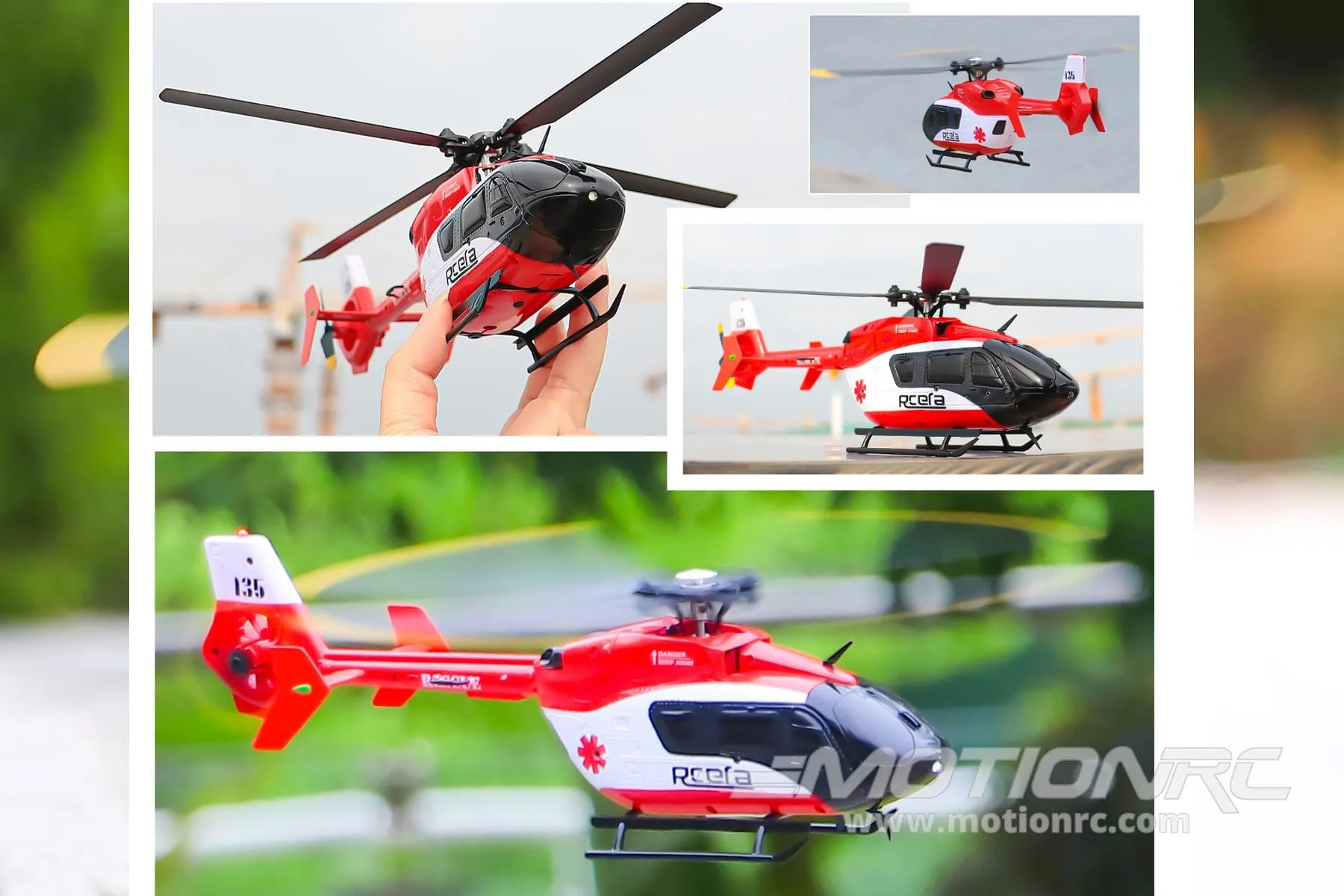 RotorScale EC135 100 Size Gyro Stabilized Helicopter - RTF