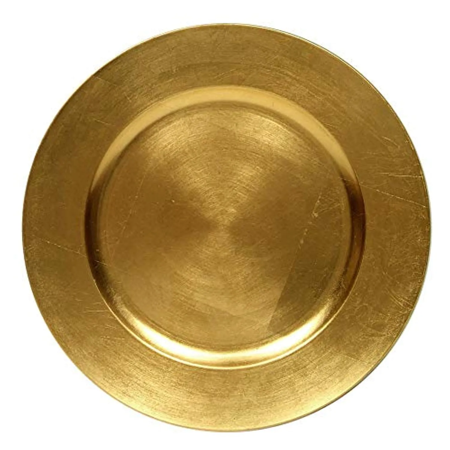 Round Charger Dinner Plates, Gold 13 inch, Set of 12 Perfect for Christmas