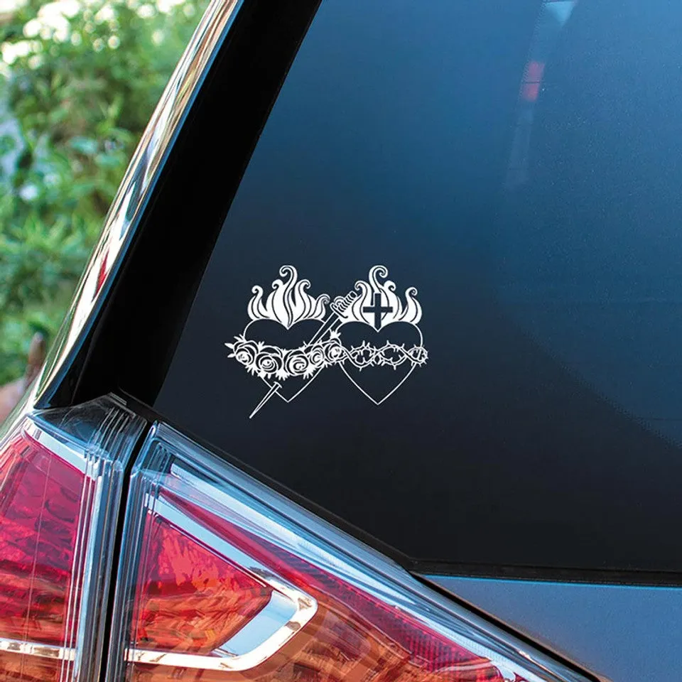 Sacred Hearts Auto Decal