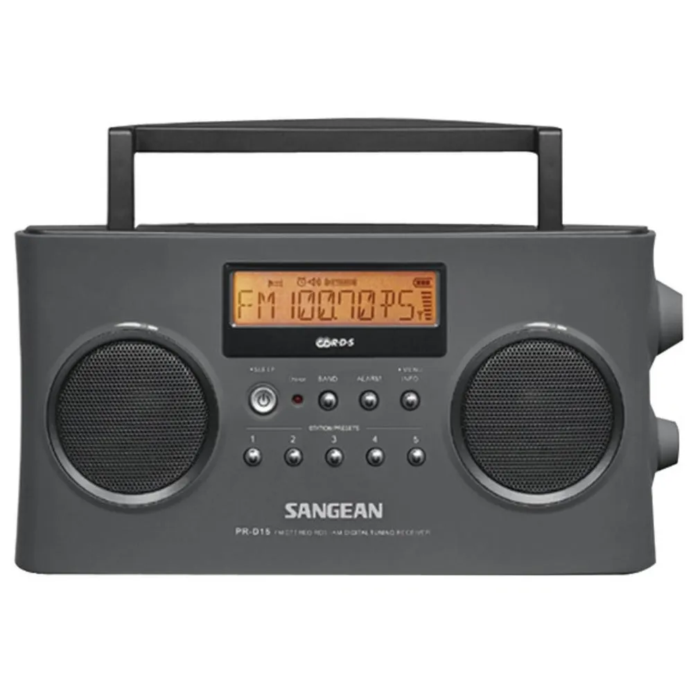 Sangean PR-D15 Digital Portable Stereo RDS Receiver