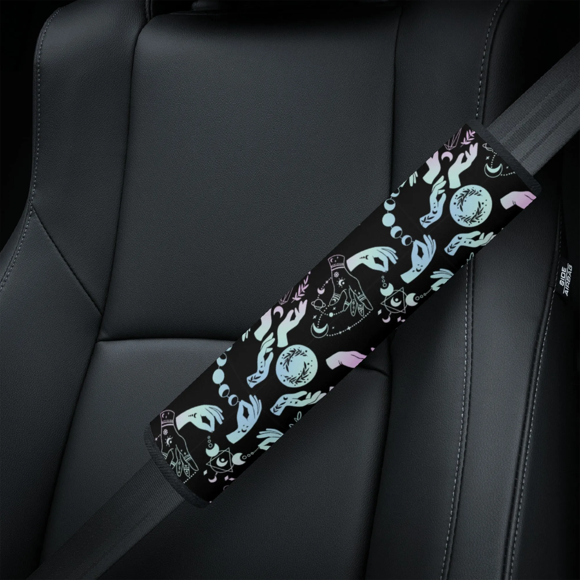 Seat Belt Cover for Cars | Vehicle Seatbelt Protector | Shoulder Pad/Cushion | Safety Belt Wrap | Witchy Crystal Ball