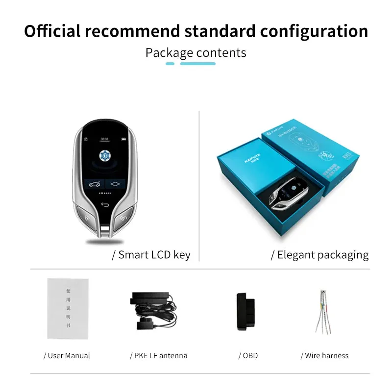 Smart LCD Key Work with Mobile Phone Control