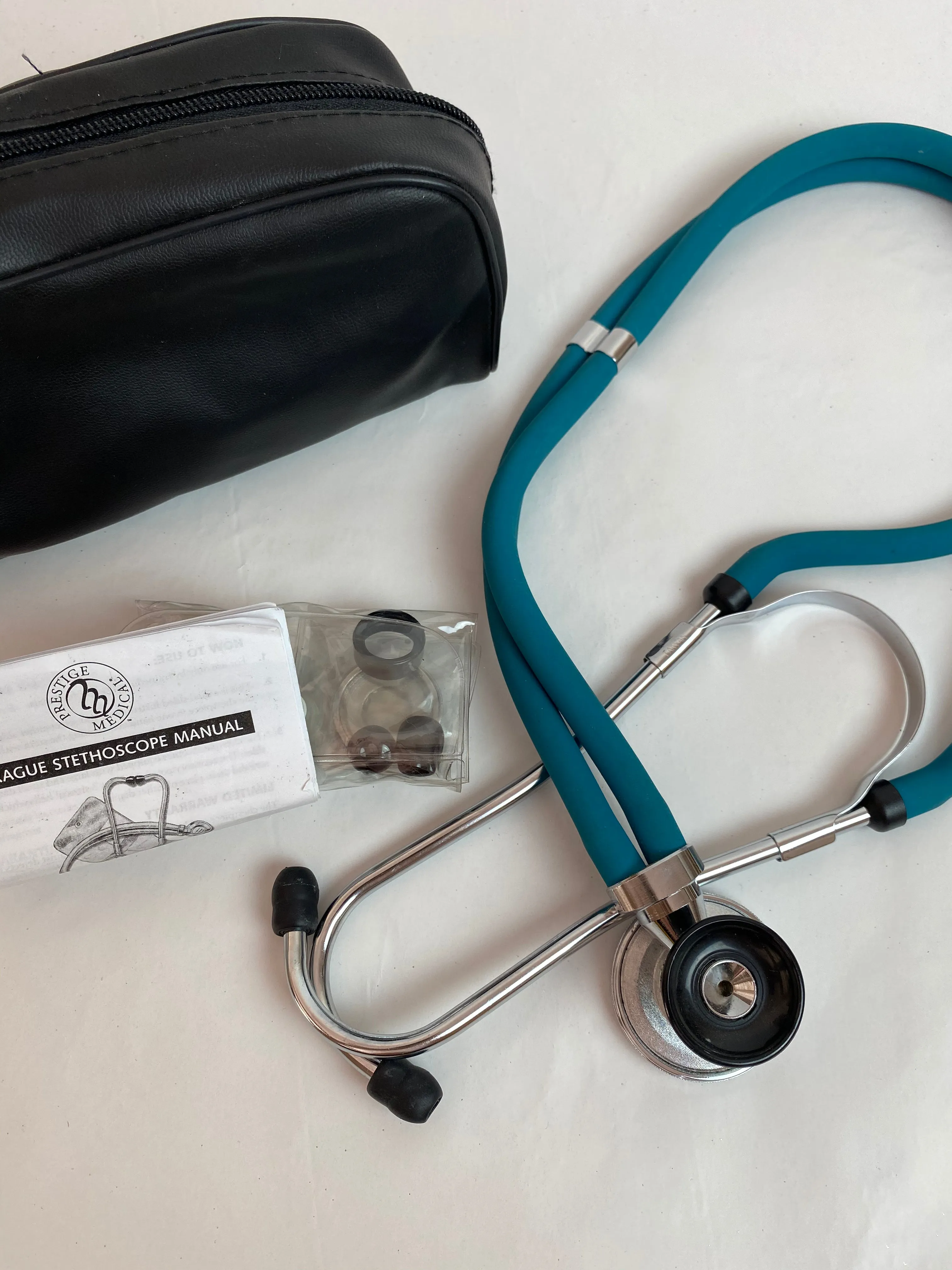 Sprague Stethoscope w/ Case & Manual