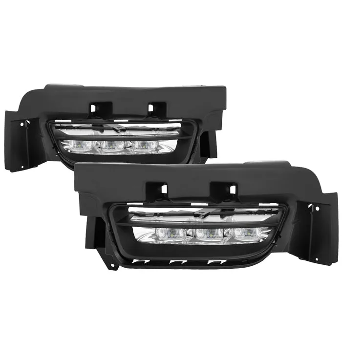 Spyder OEM LED Fog Lights Dodge Charger (2015-2016) [w/ Universal Switch] Clear