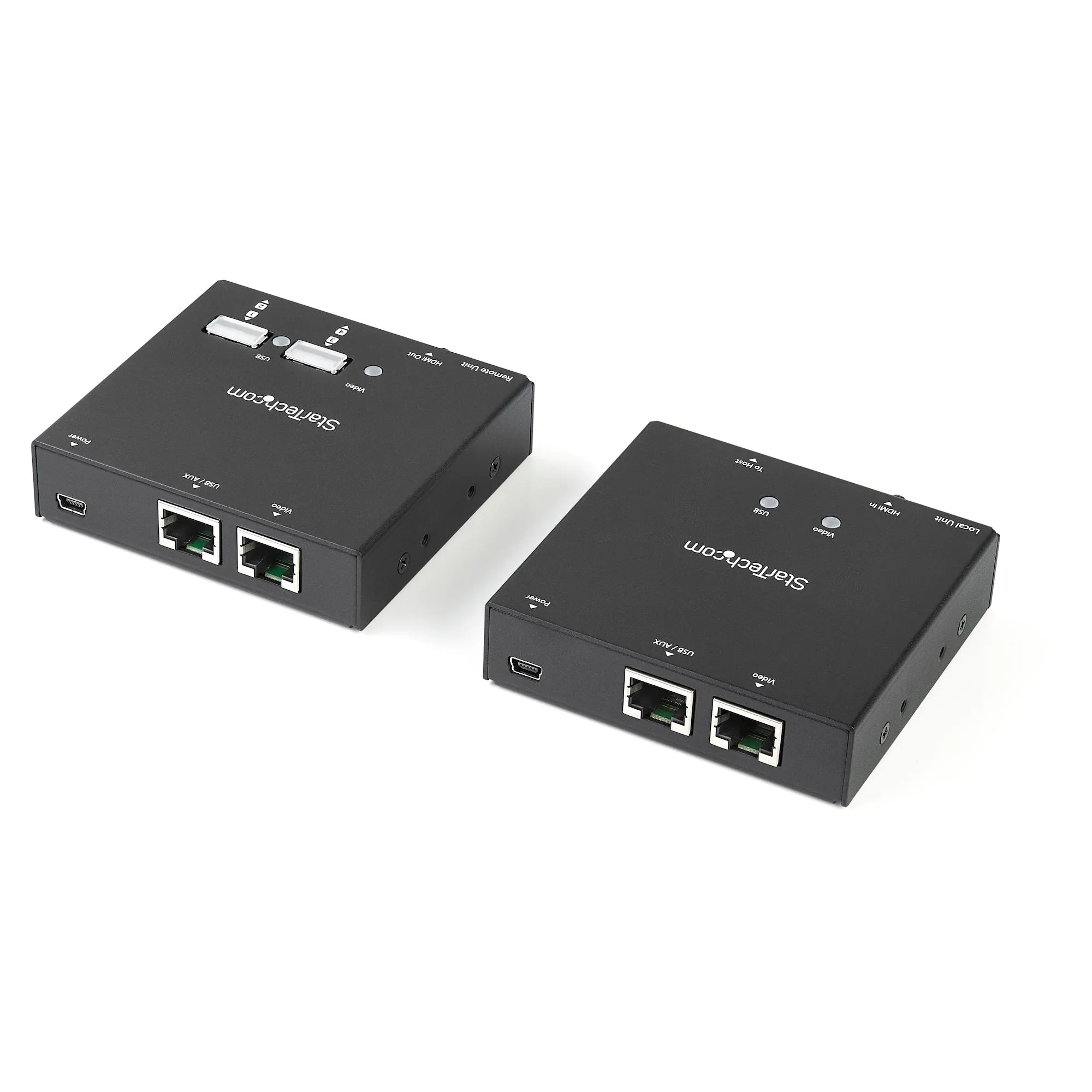 Startech.Com Hdmi Over Cat6 Extender With 4-Port Usb Hub - Remote Hdmi Over Cat5 Or Cat6 - 165 Ft (50M) - 1080P (St121us