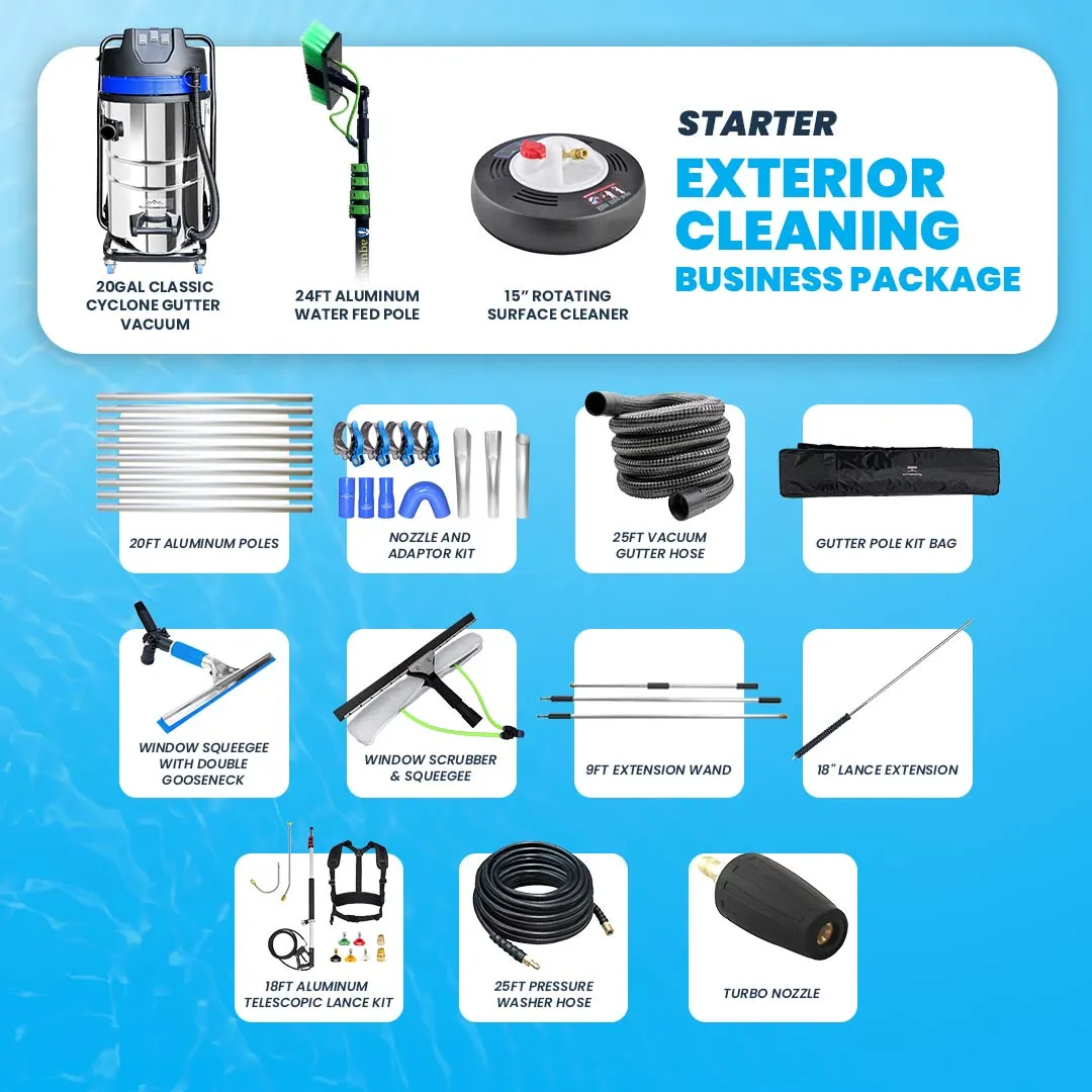 Starter Commercial Exterior Cleaning Business Start-up Package