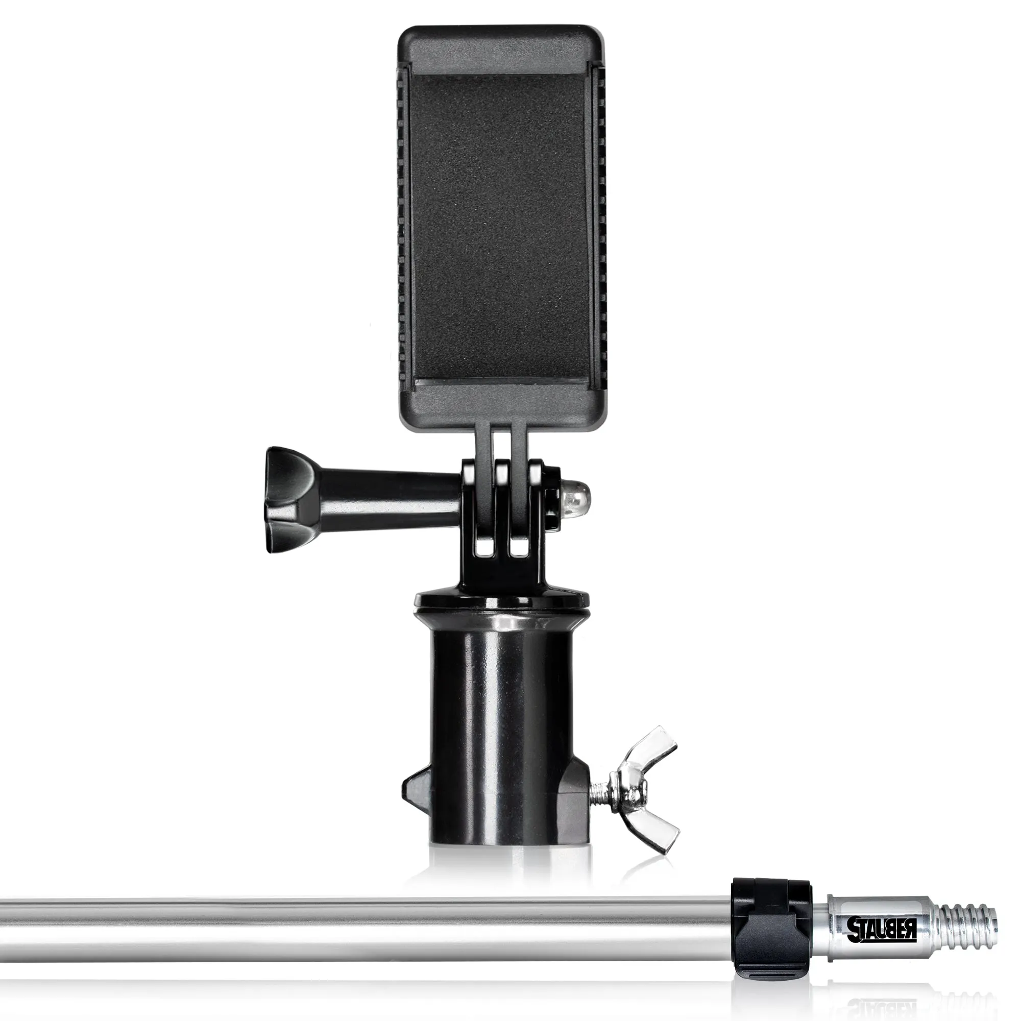 StauberBest Camera iPhone and Gopro Extension Pole Adaptor