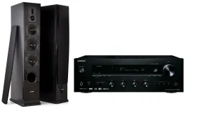 Stereo komplektas - stiprintuvas ONKYO TX-8150, su kolonėlėm Dynavoice DF-6