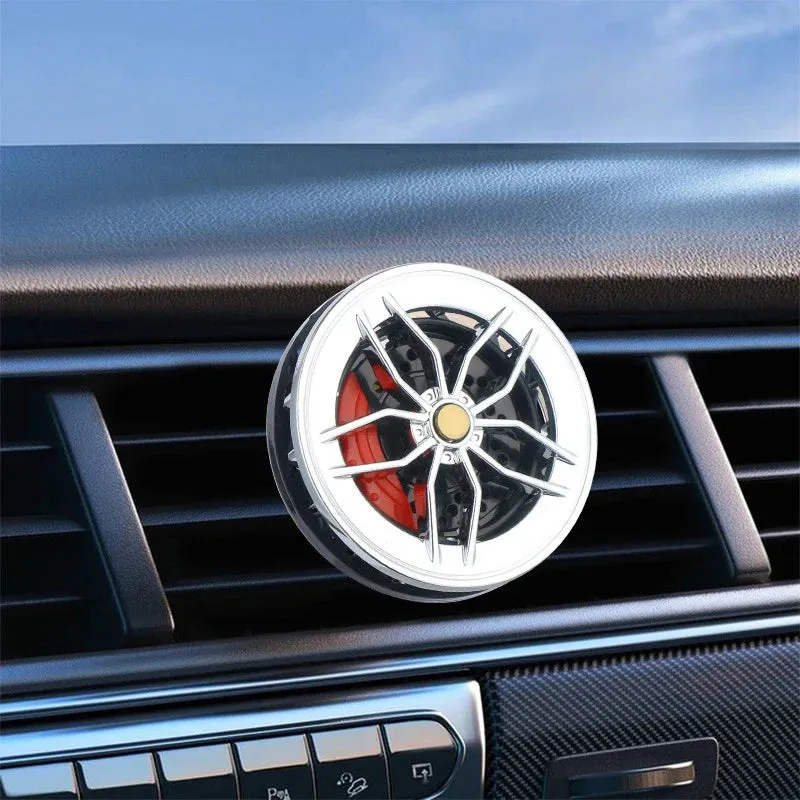 Stylish Wheel Air Vent Rotatable Aromatherapy Car Air Freshener