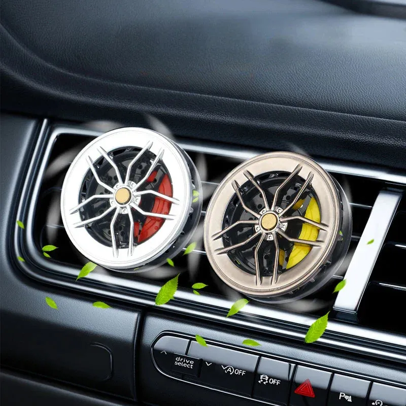 Stylish Wheel Air Vent Rotatable Aromatherapy Car Air Freshener