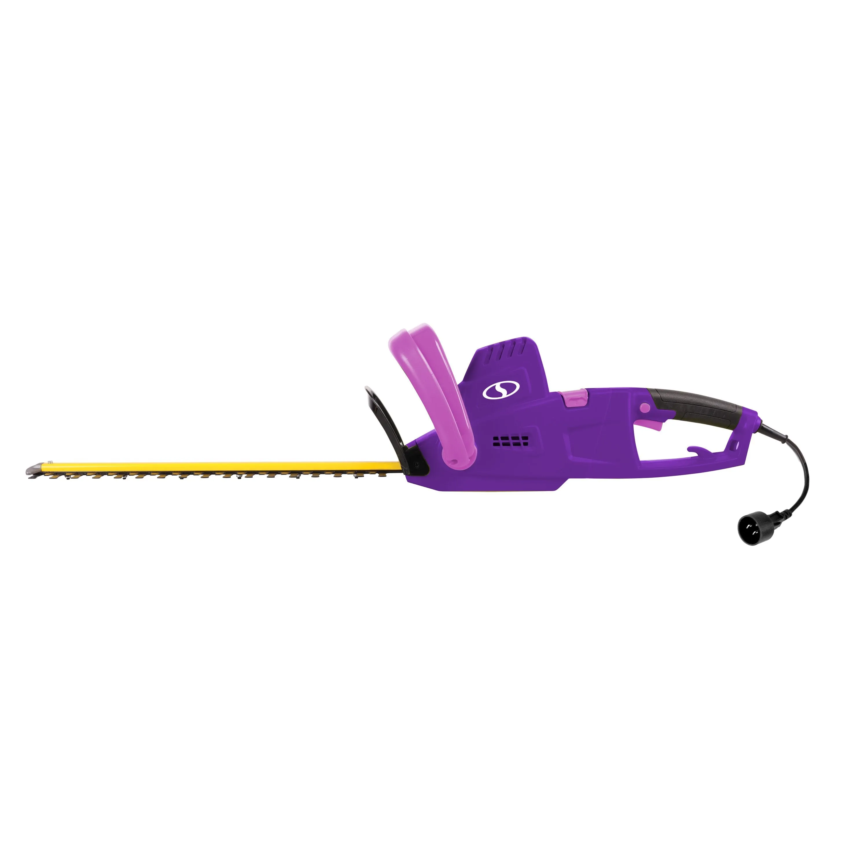 Sun Joe GTS4000E-PRP Electric Lawn Care System | Pole Hedge Trimmer | Grass Trimmer | Garden Tiller (Purple)