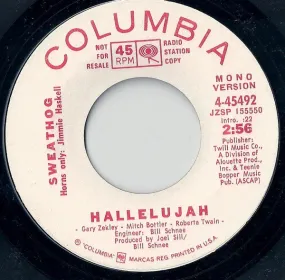 Sweathog - Hallelujah (7", Single, Mono, Promo) (VG )