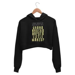 System Of A Down Crop Hoodie - Put A Little Makeup