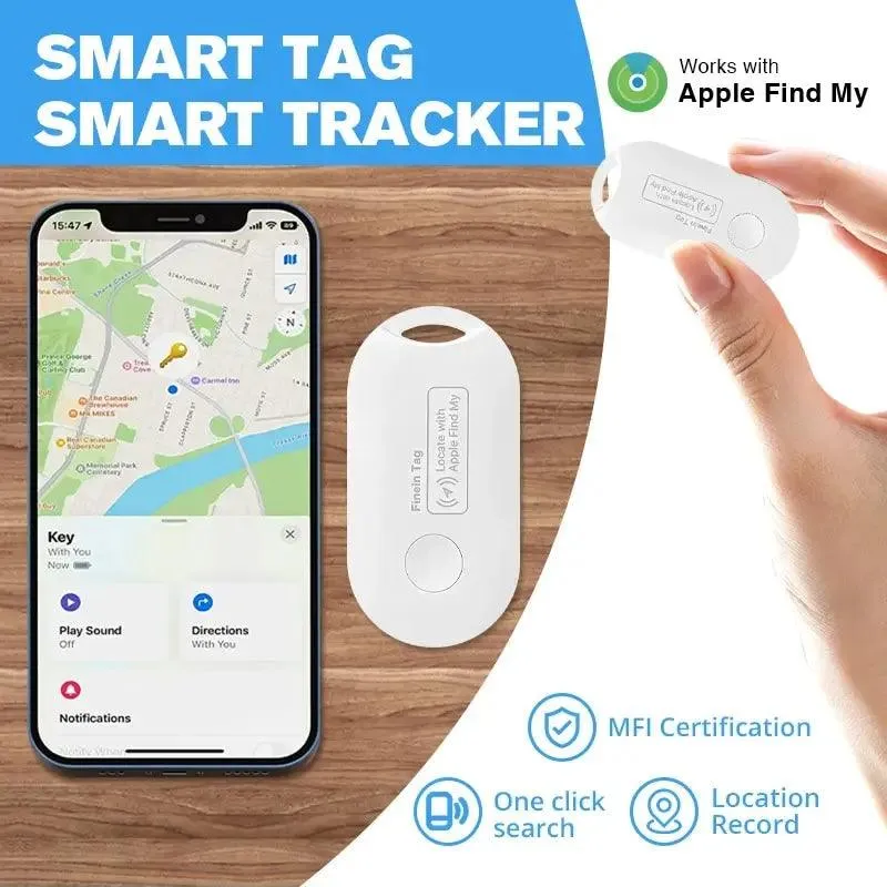 Tag Smart Tracker - Compatible with iphone ipad Find My Network