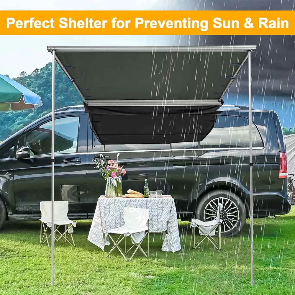 TheLAShop 6' 7" x 8' 2" Car Awning Canopy (6.5'x7.7') UV50  PU2,000mm