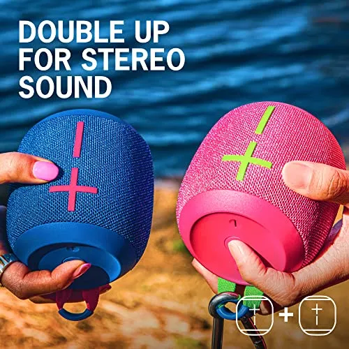 Ultimate Ears Wonderboom 2, Portable Wireless Bluetooth Speaker, Big Bass 360 Sound, Waterproof/Dustproof IP67, Floatable, 33-m (100-ft) Range - Deep Space