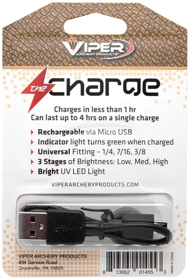 Viper Archery THE CHARGE – UNIVERSAL RECHARGEABLE SIGHT LIGHT