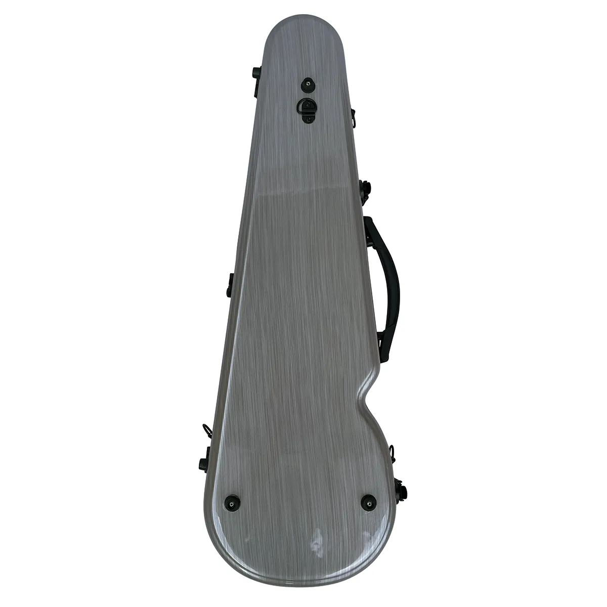 VIVO Shaped Viola Case Brushed Silver 15.5"  16