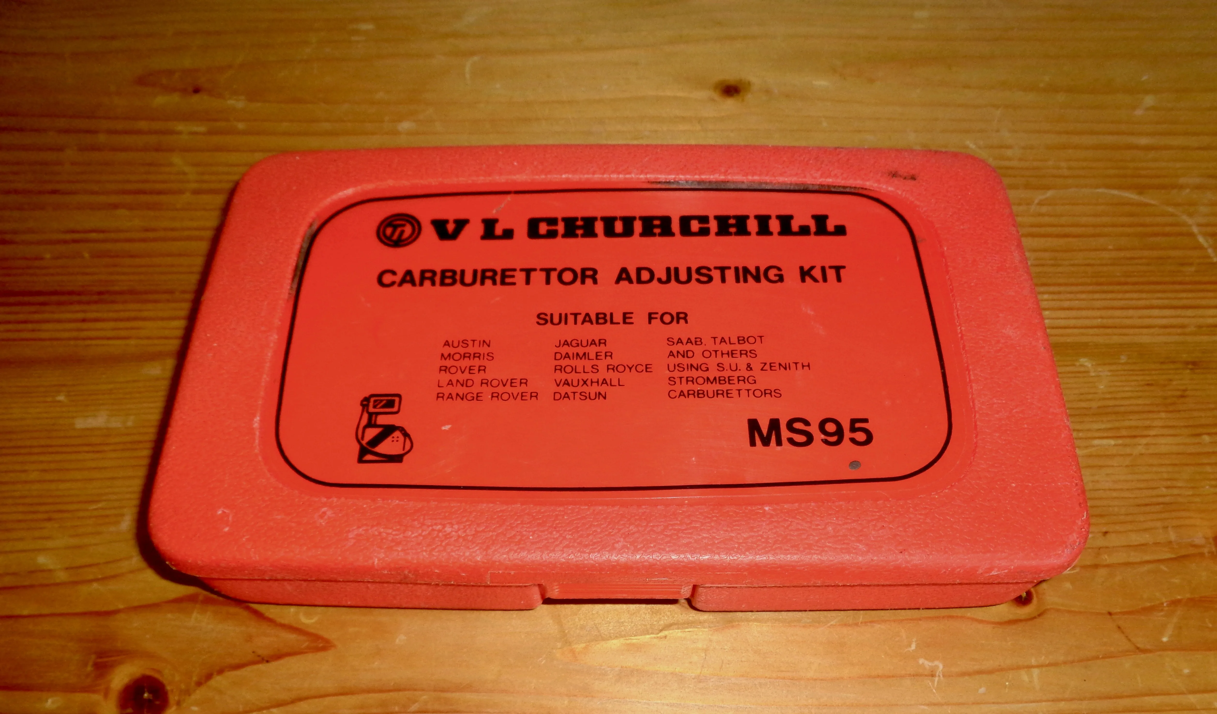 VL Churchill Car Carburettor Adjusting Kit MS95 Suitable for SU Zenith and Stromberg Carburettors