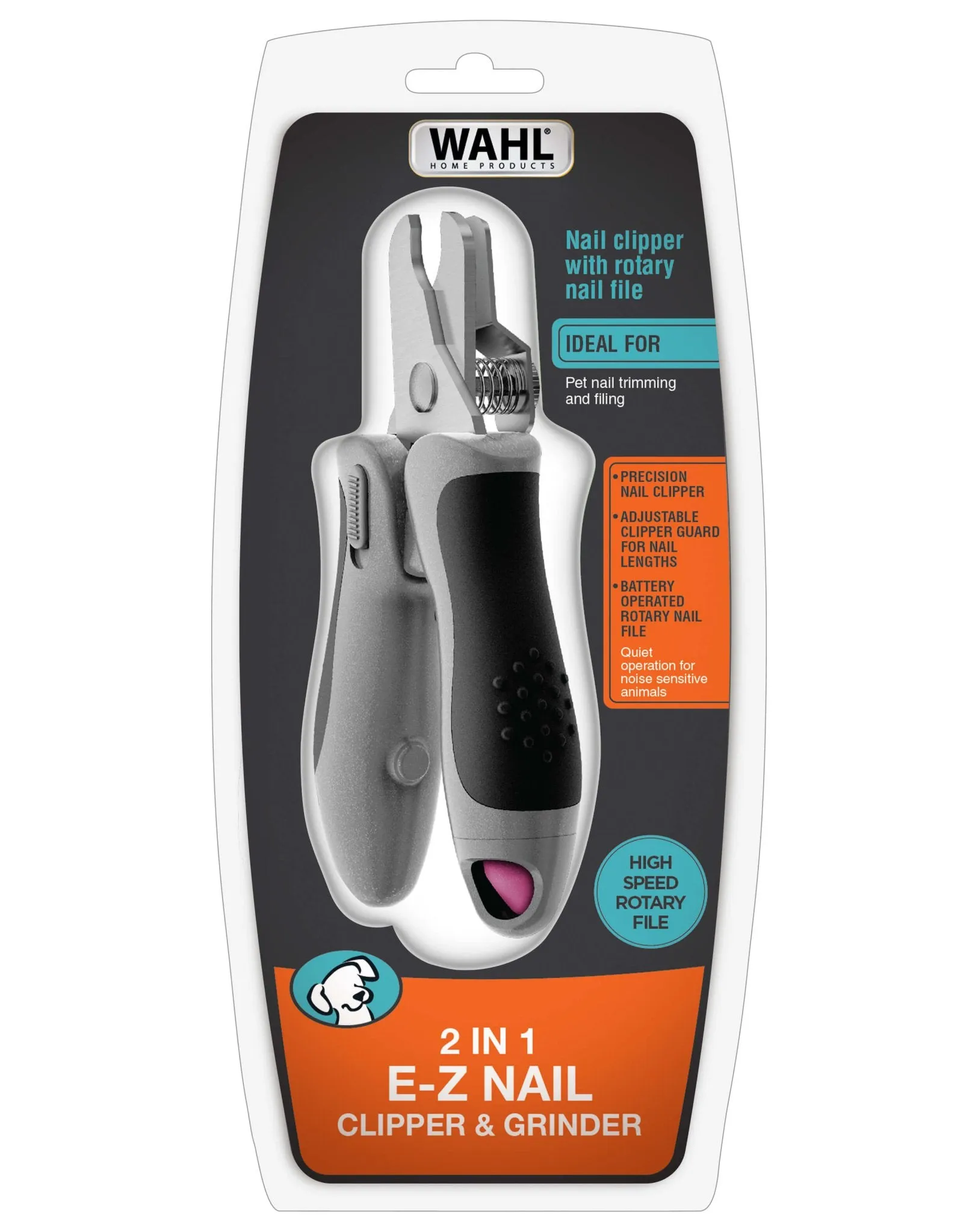 Wahl 2 in 1 EZ Dog Nail Clippers and File