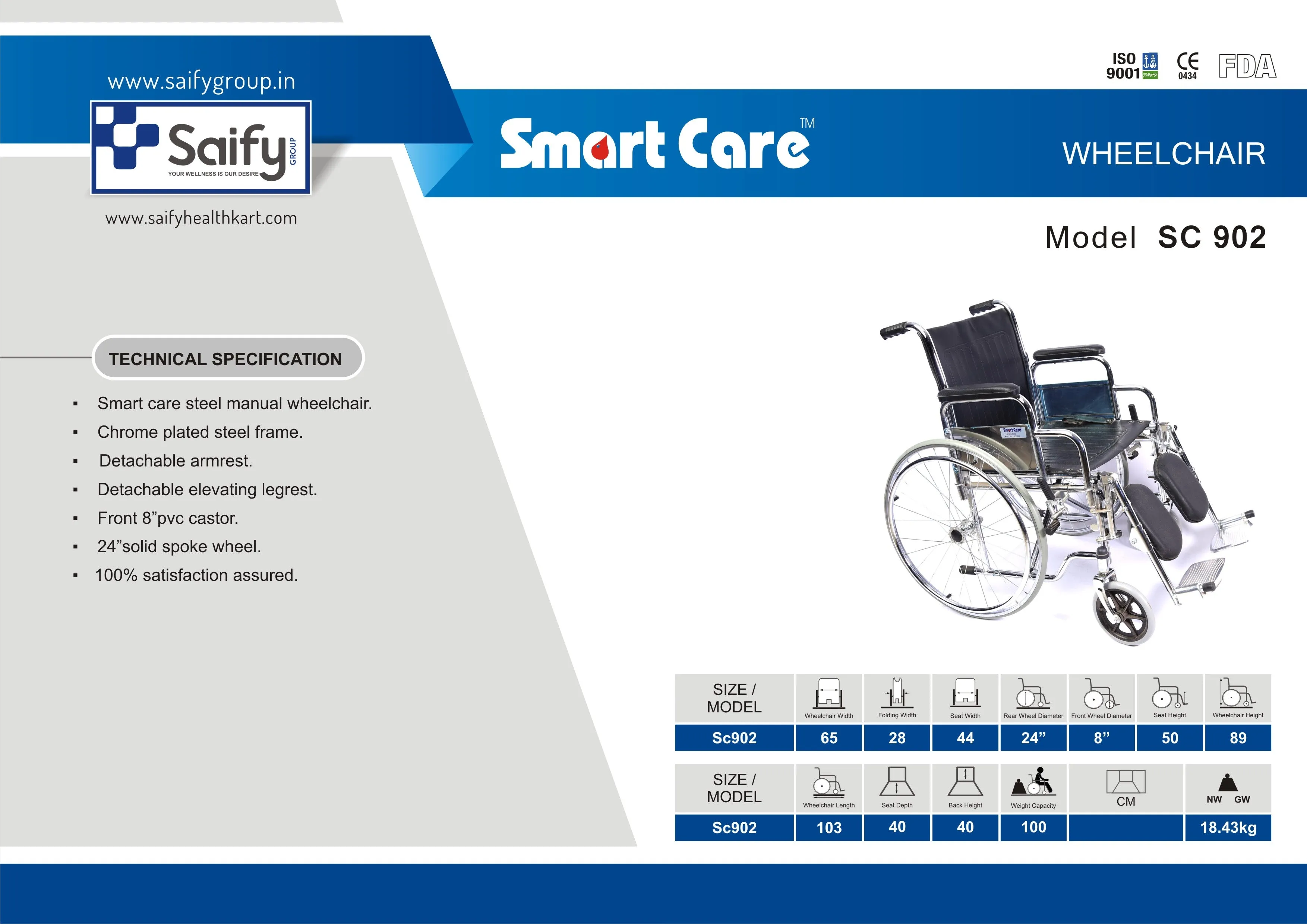 Wheelchair SC 902 CT