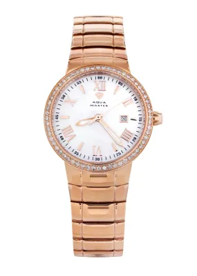 Womens Rose Gold Tone Diamond Watch | Appx 0.67 Carats