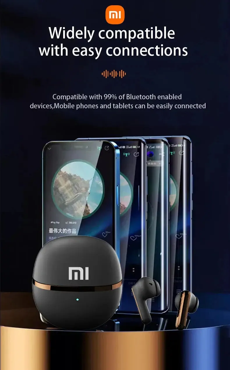 Xiaomi A34 Headphone In Ear Wireless Bluetooth 5.3 Earbuds HiFi Stereo Sound Headset Sports Earbuds HD Call With Mic For Android