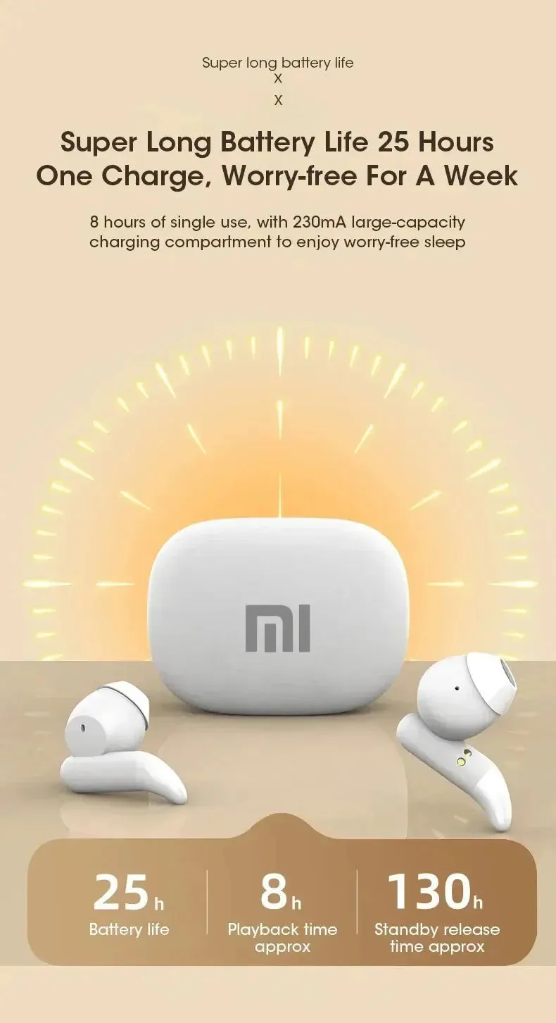 Xiaomi C27 Mini Wireless Sleep Invisible Earbuds Bluetooth Gaming Sport HiFi Stereo Sound Music Headphones TWS Earphones