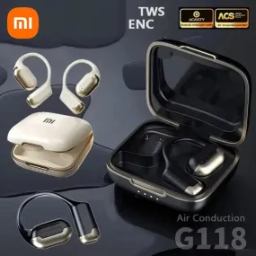 Xiaomi G118 Wireless Hi-Fi Headset Ear-Hook Sports Running Headphone Bluetooth 5.4 Air Conduction ENC Earphone For Android iOS