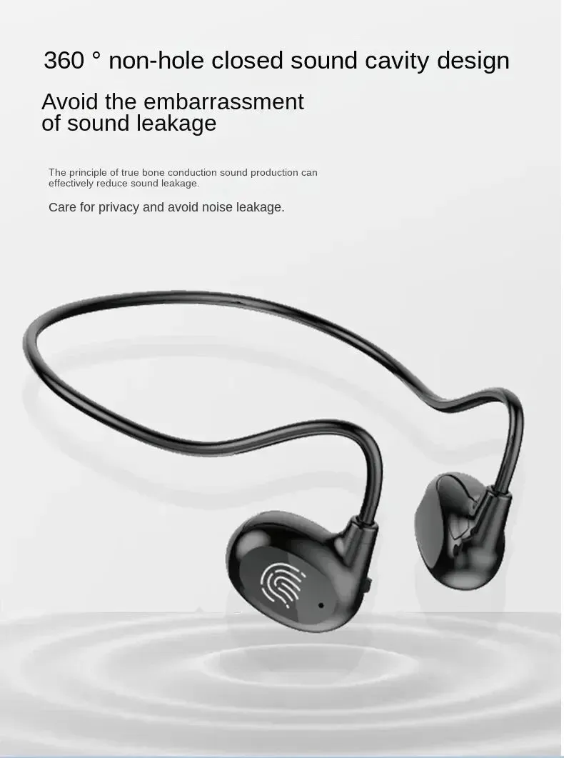 Xiaomi wireless earphones bone conduction neck-mounted Bluetooth earphones sports over-ear earphones with mic stereo earplugs