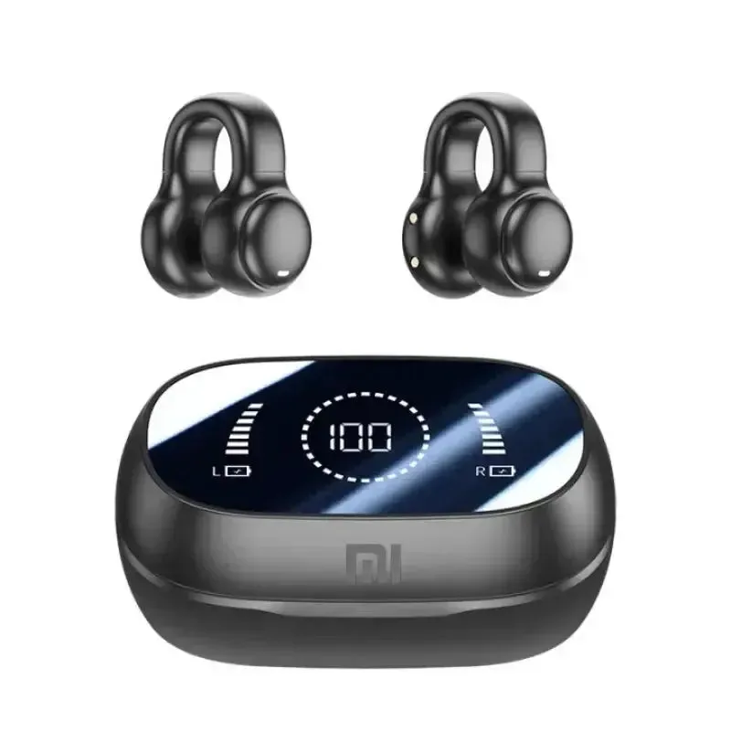 Xiaomi Wireless Headphones Bluetooth 5.3 Bone Conduction Ear Clip  Gaming Headsets 9D Stereo Noise Canceling Sport Earphones