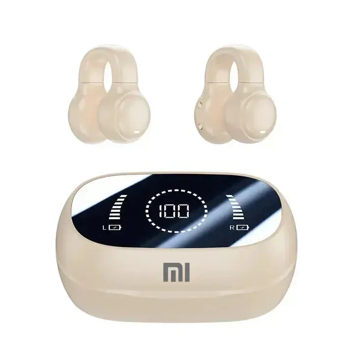 Xiaomi Wireless Headphones Bluetooth 5.3 Bone Conduction Ear Clip  Gaming Headsets 9D Stereo Noise Canceling Sport Earphones