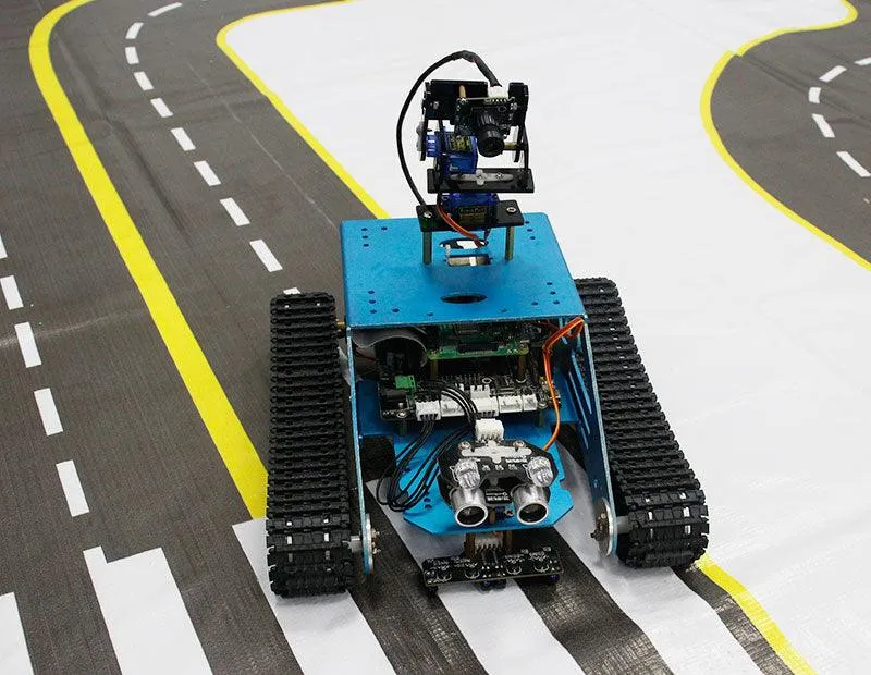 Yahboom AI visual automatic drive track map for Jetbot